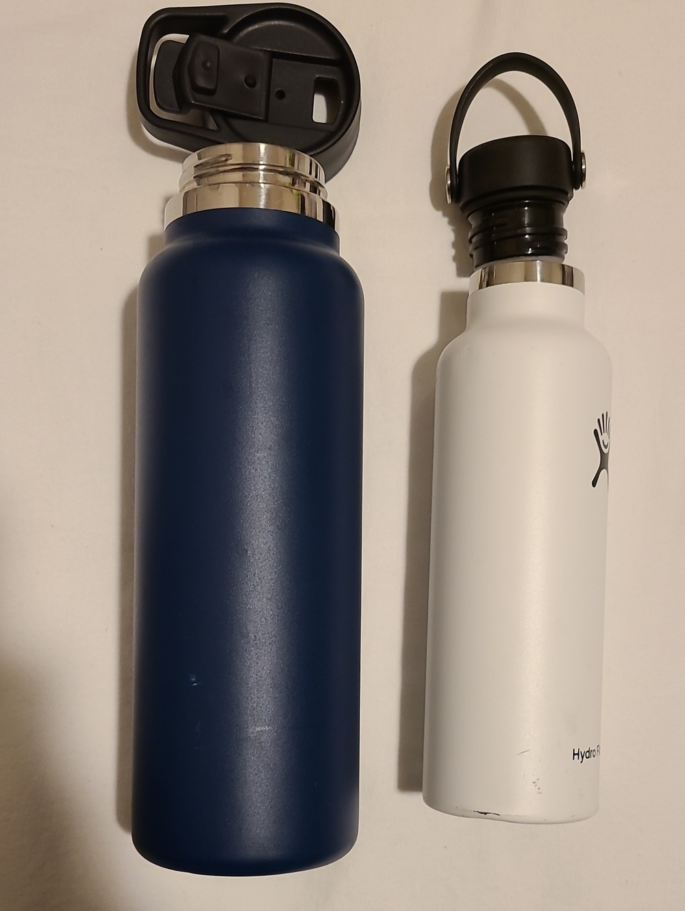 Hydro Flask Bottles, 40 oz Wide, 21 oz Standard Blue White - Picture 10 of 16